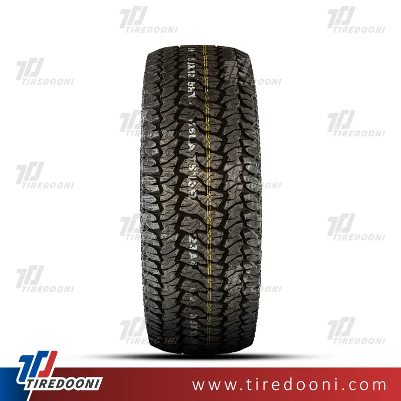 لاستیک خودرو مارشال سایز265/65R17  مدل گل AT51